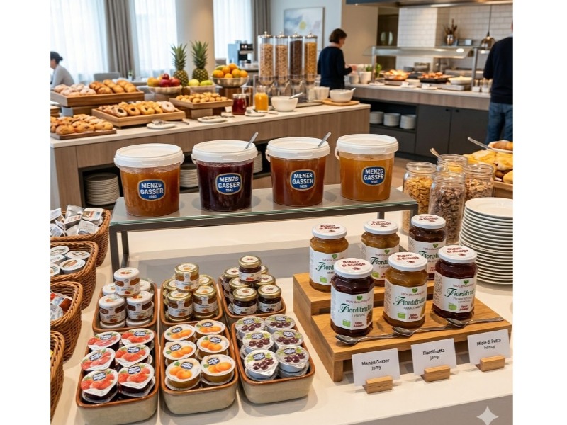 CONFETTURE ,MIELE NOCCIOLATE E CREME